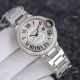 Swiss Grade Cartier Ballon Bleu NH05 Watch 33 Salmon Roman face Diamond-set (2)_th.jpg